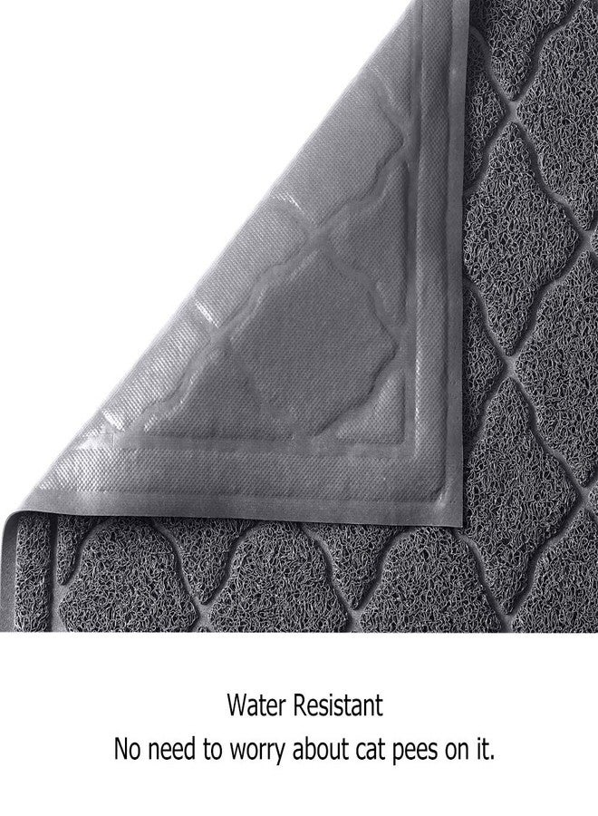 unipaws Cat Litter Trapping Mat, Litter Box Scatter Control Pad, Litter Free Floors and Urine Waterproof, Gentle on Paws, No Phthalate - Image 5